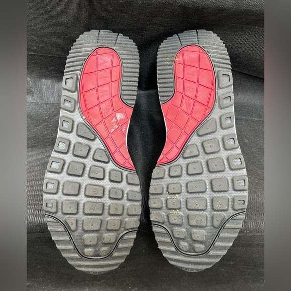 Nike Air Max SYSTM Black/Team Red/Anthr Men's Sneakers Size 11.5 Preowned - Picture 9 of 9